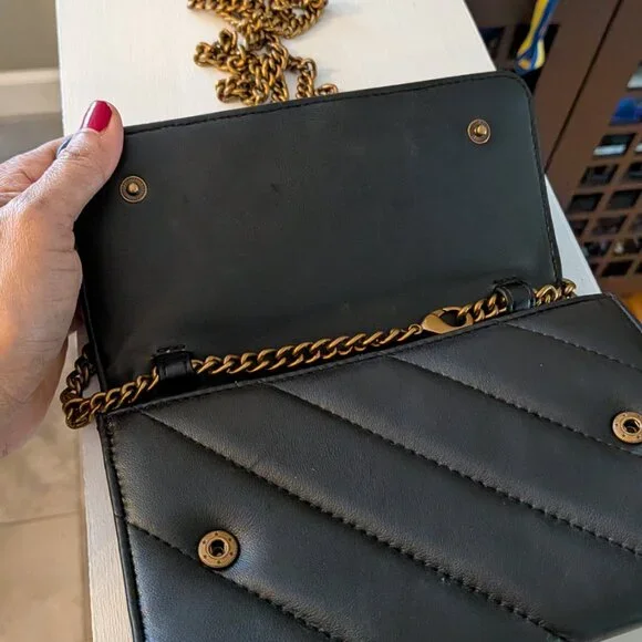 Kurt Geiger London Kensington/Soho Quilted Leather Wallet Bag Crossbody - Picture 3 of 4